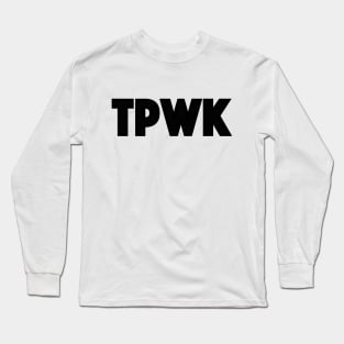 TREAT PEOPLE WITH KINDNESS // Black Long Sleeve T-Shirt